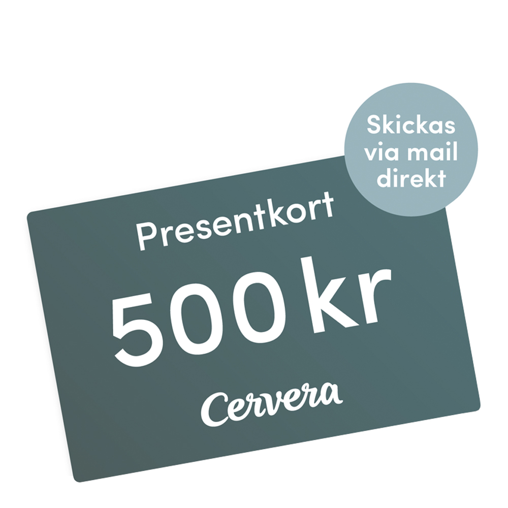 Cervera - Presentkort 500 kr Digitalt