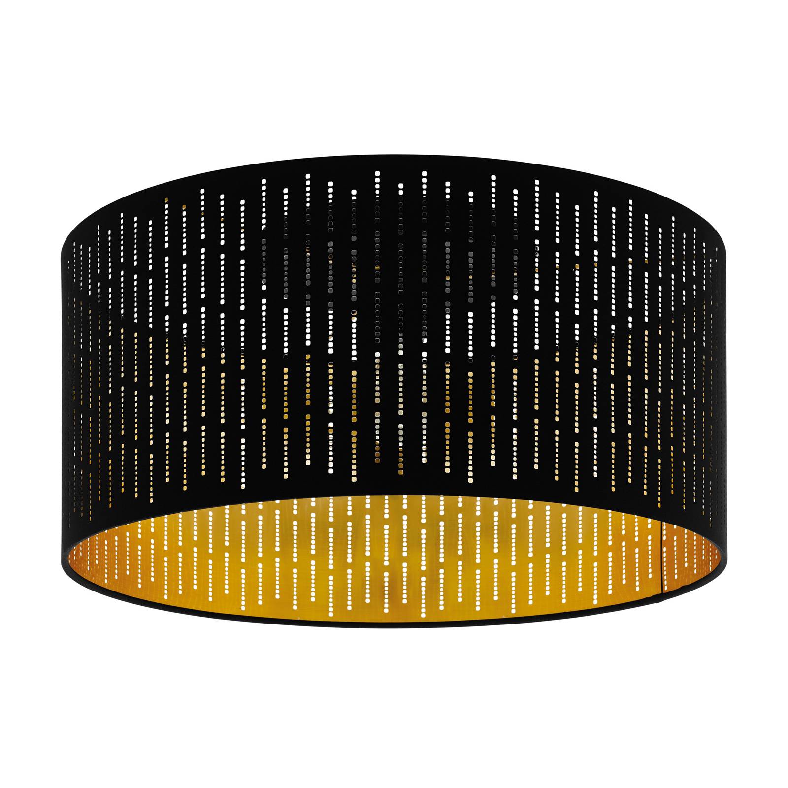 Taklampa Varillas i svart/guld