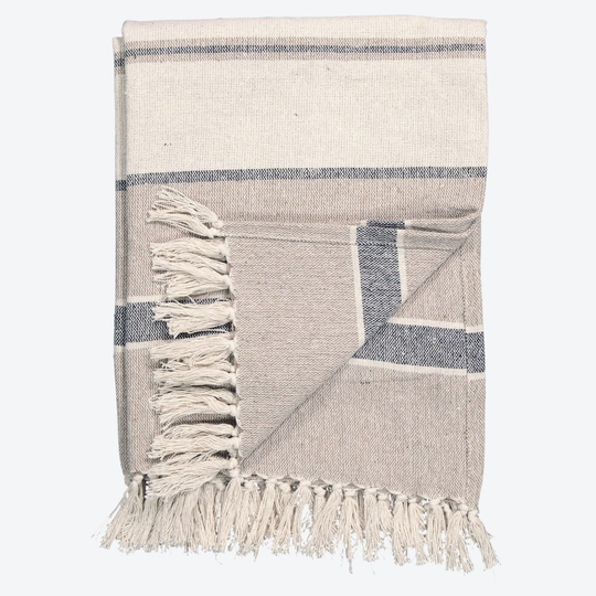 Pläd Idde Beige/Grå