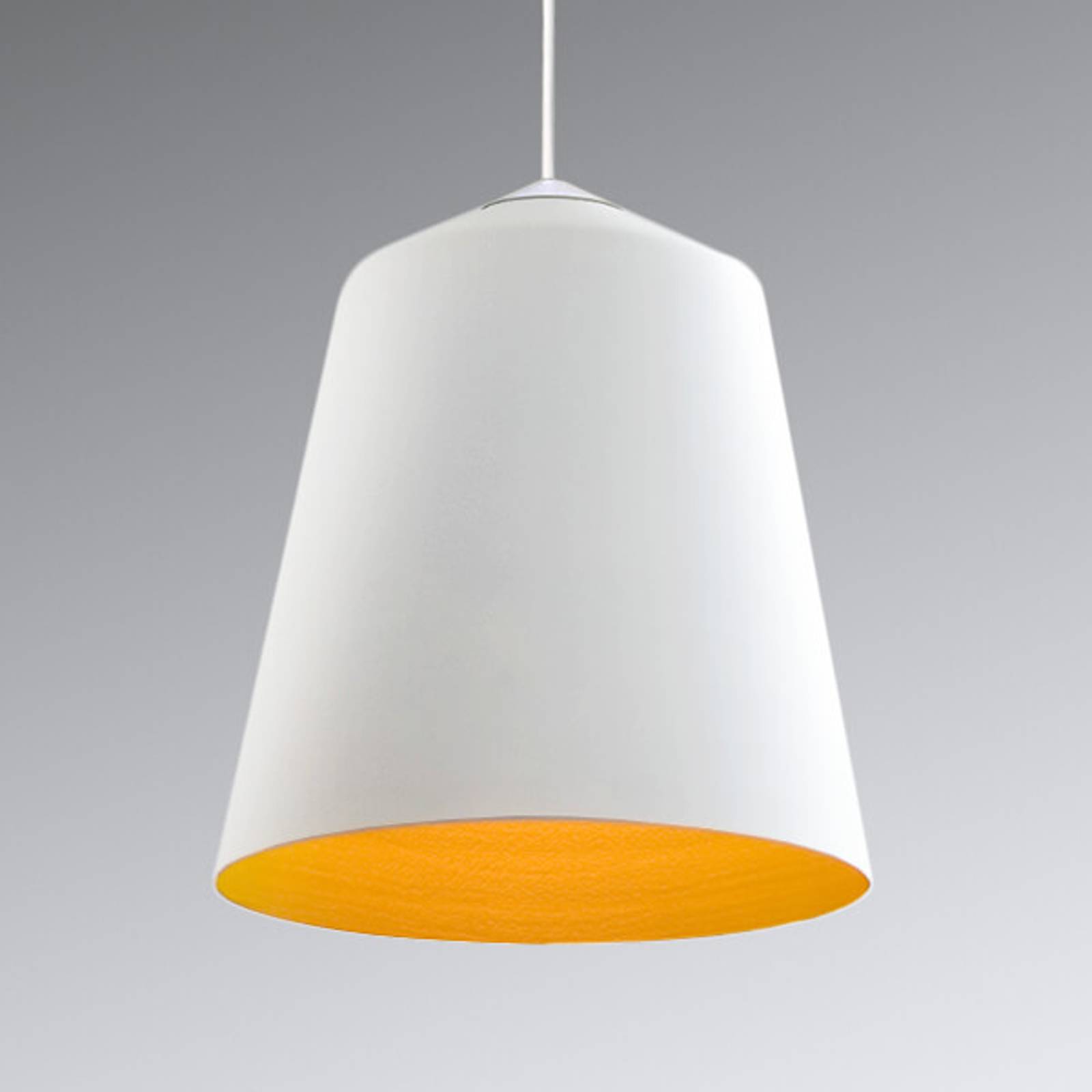Innermost Circus - hänglampa, vit-guld, 36 cm