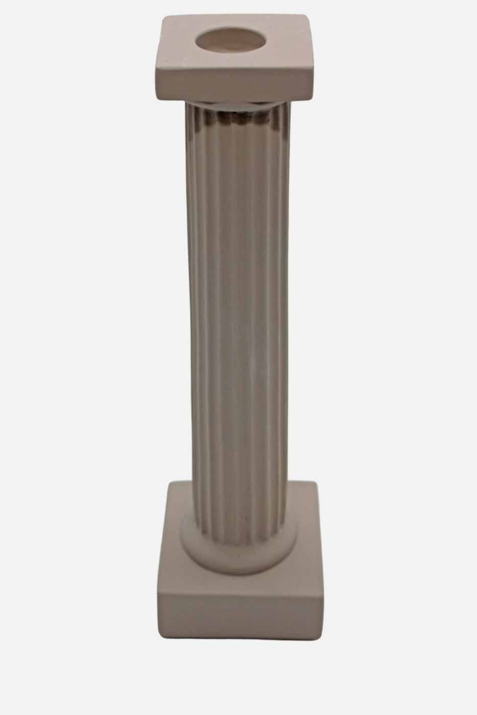 Ljusstake kolonn Philon 23 cm grå