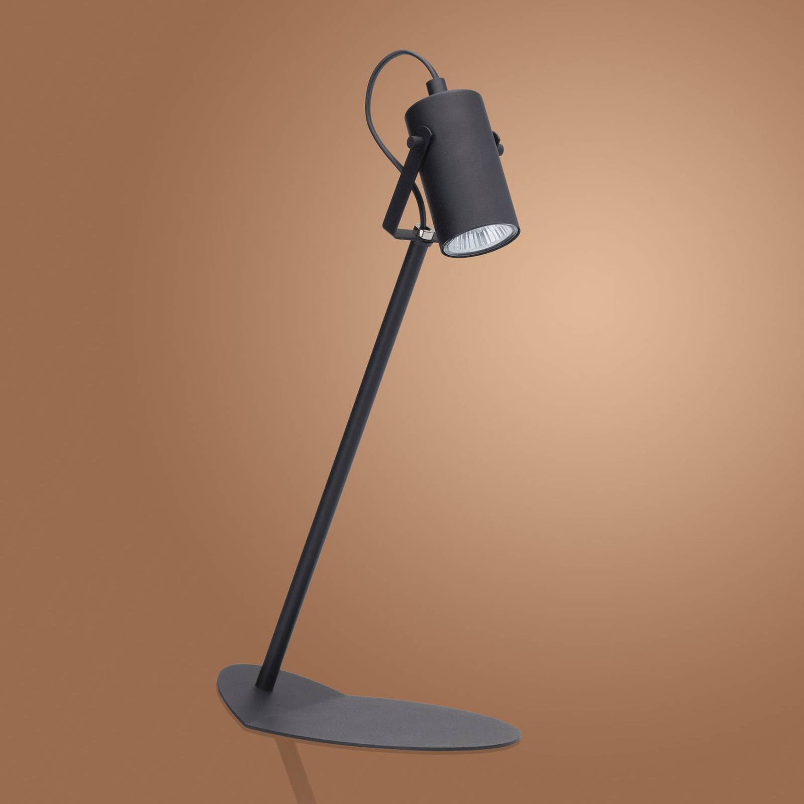 Bordslampa Redo av metall, svart