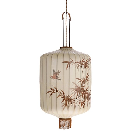 Traditionell Lykta Taklampa Large Cream