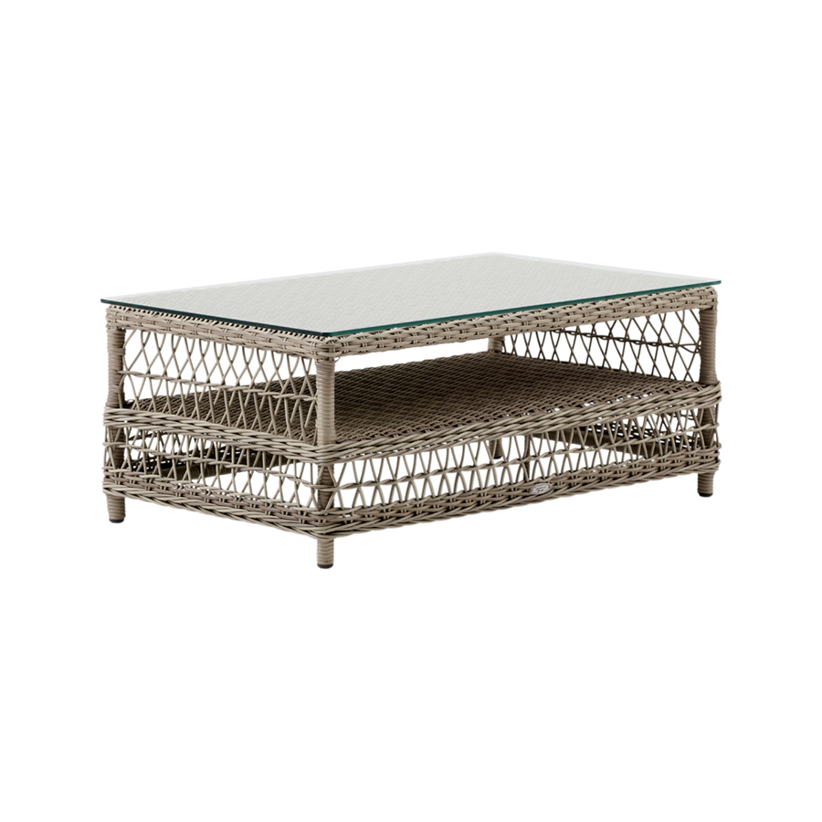 Hazel soffbord m/glastopp Antique, Sika-design