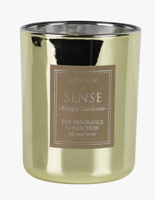 Sense Happy Gardenia doftljus guld