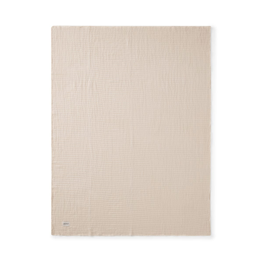 Pläd Ribbed Kantha 130x170cm Beige
