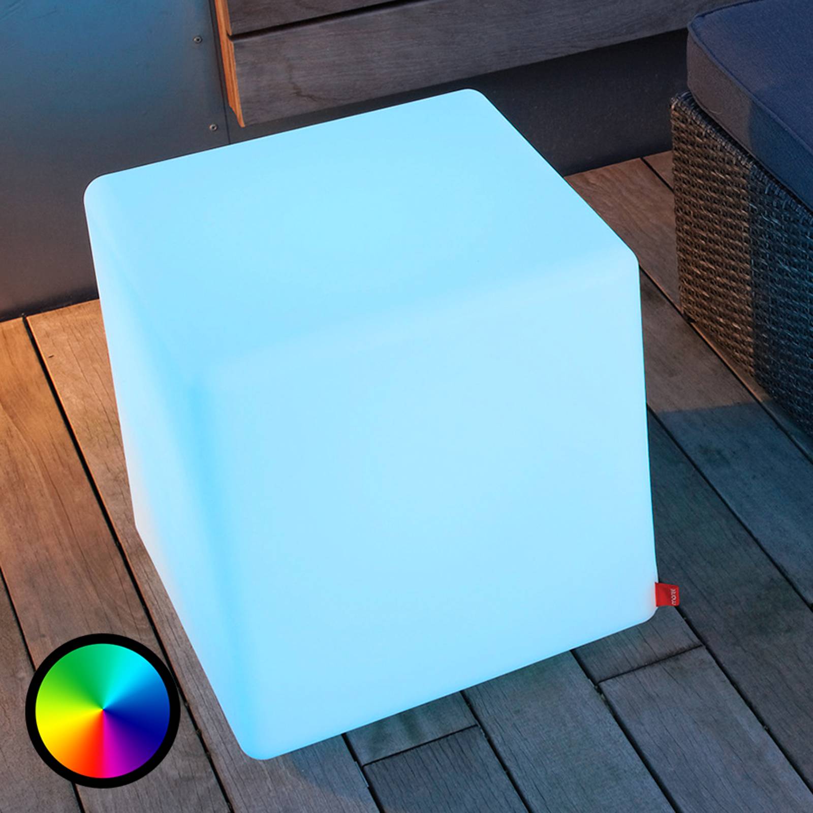 Flerfunktionell Cube Outdoor LED-dekorationslampa