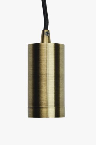 Focus gold m/støpsel pendel guld