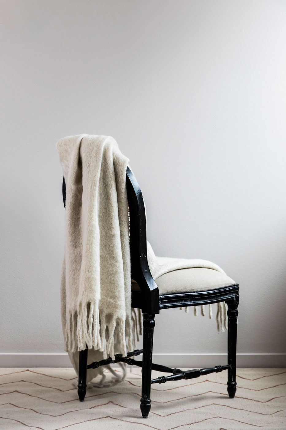 Pläd Morris Offwhite