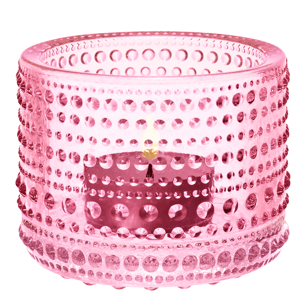 Iittala - Kastehelmi Ljuslykta 6,4 cm Blekrosa