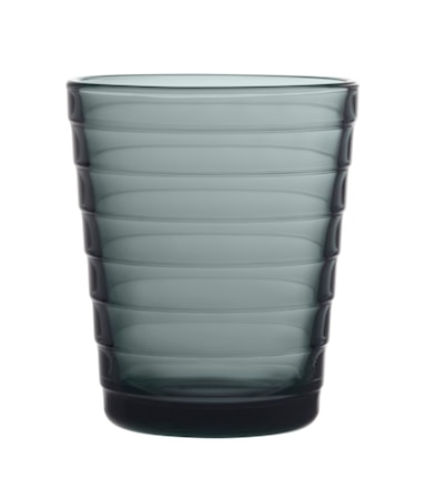 Aino Aalto Glas 22 cl Mörkgrå 2 st