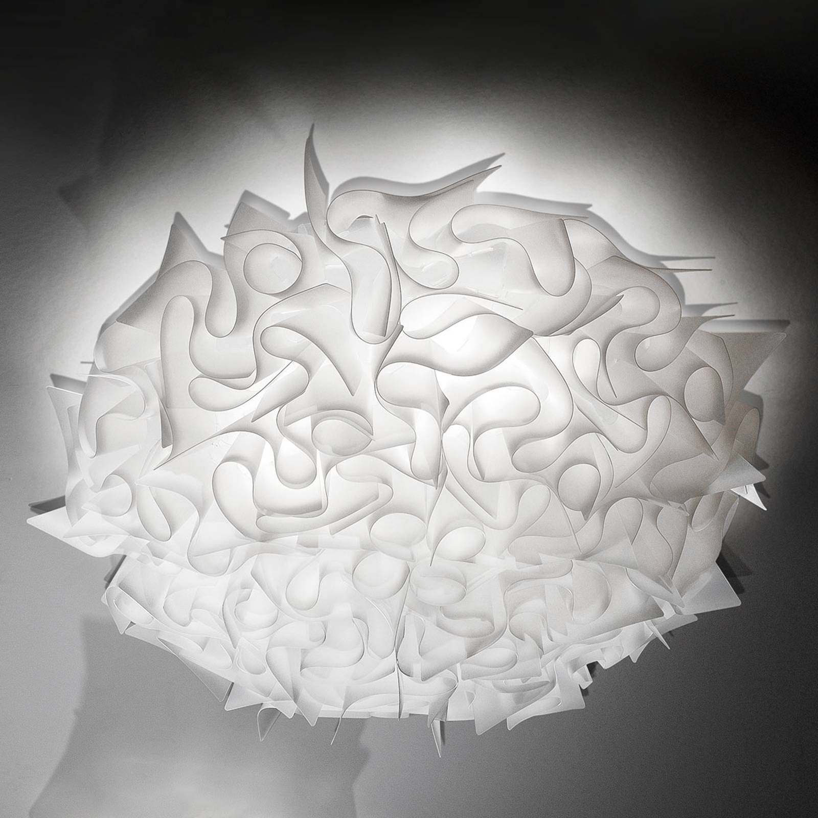 Slamp Veli designertaklampa, Ø 78 cm, opal