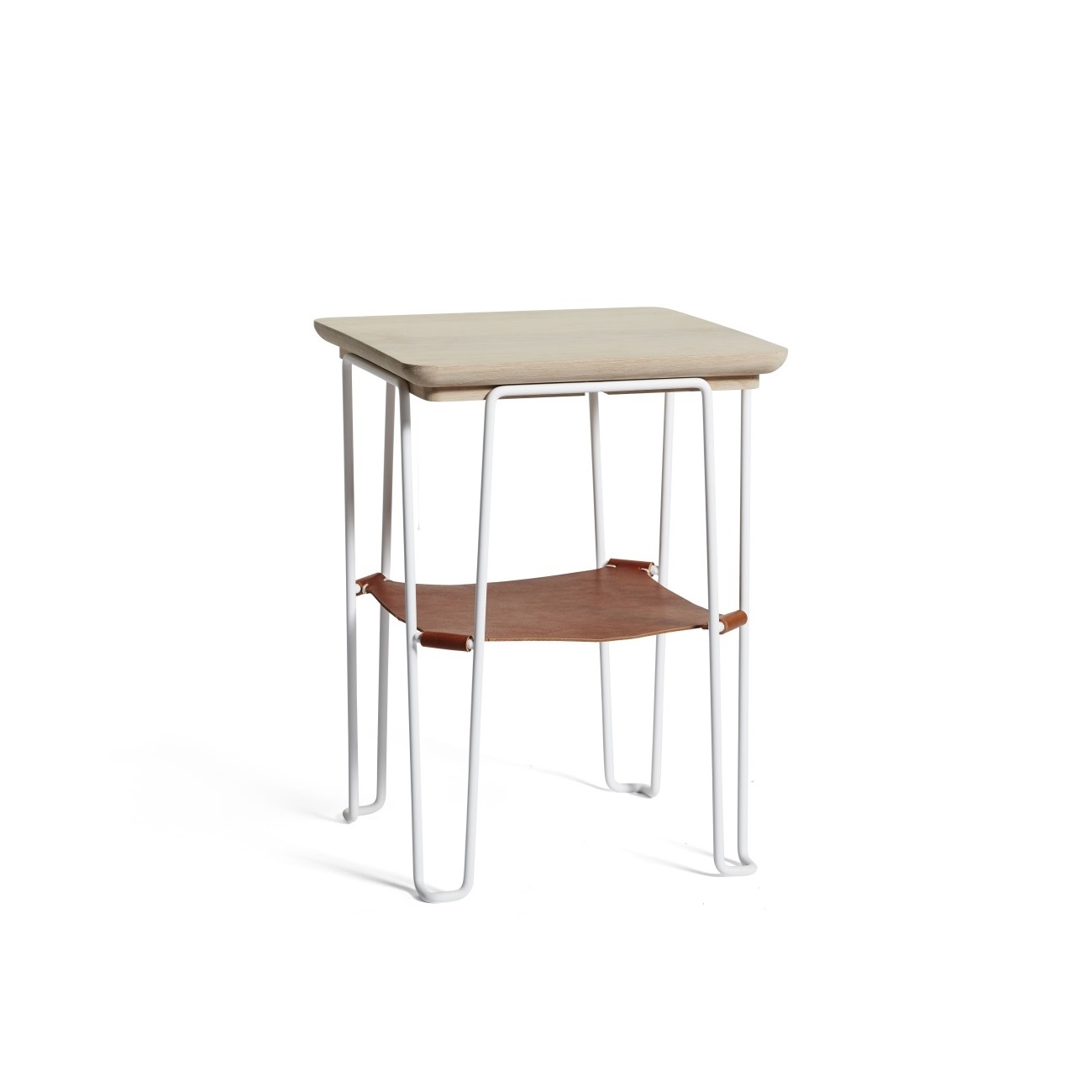 GAUCHO sidobord hylla såpad ek / vit, Mavis