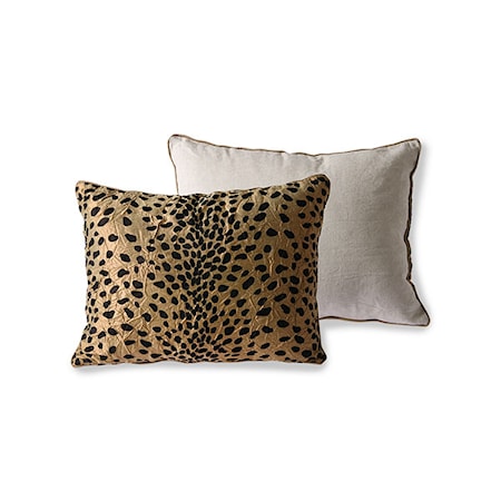 DORIS Kudde Flock Print Panther 30x40 cm