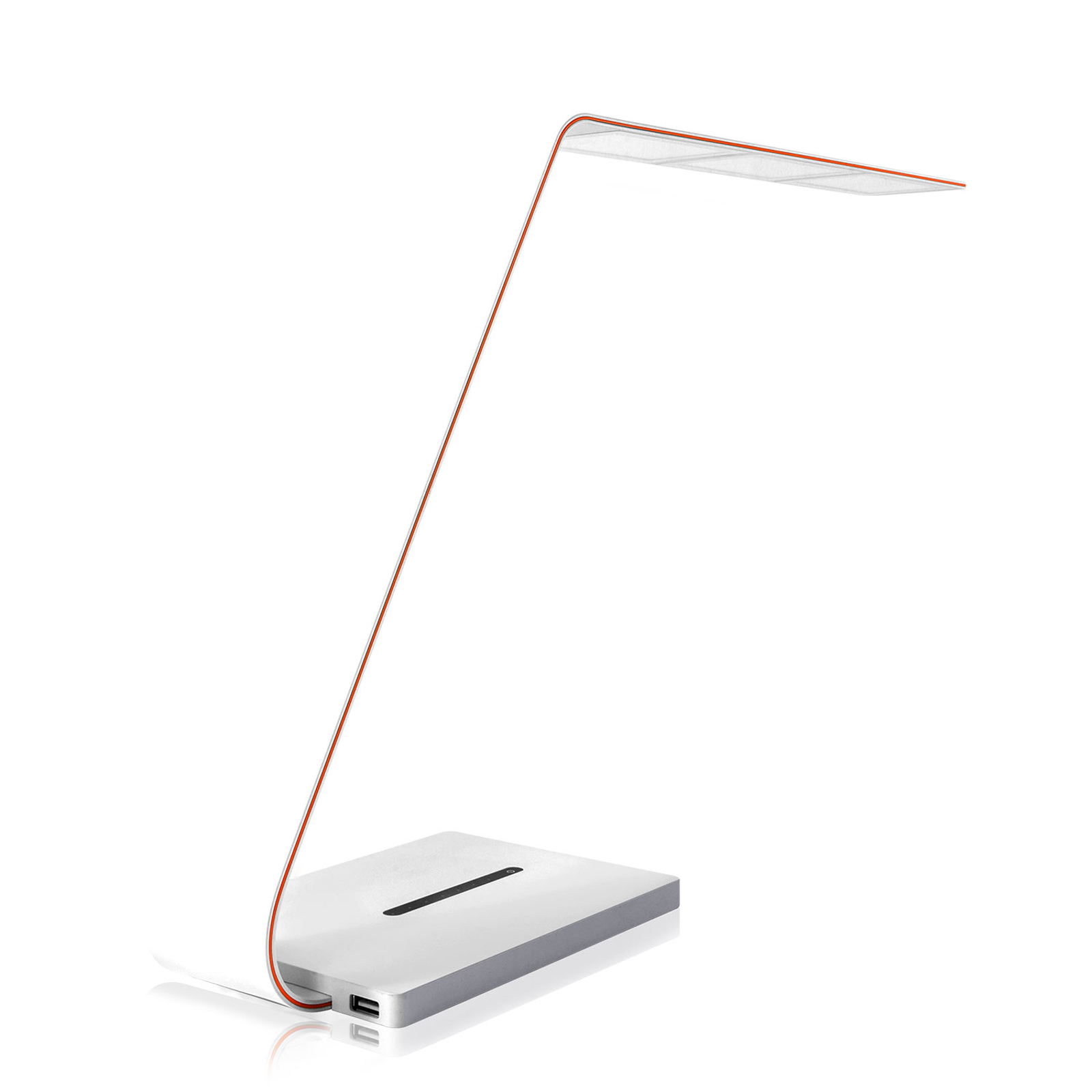 TRAE Jade OLED-skrivbordslampa, Qi, vit