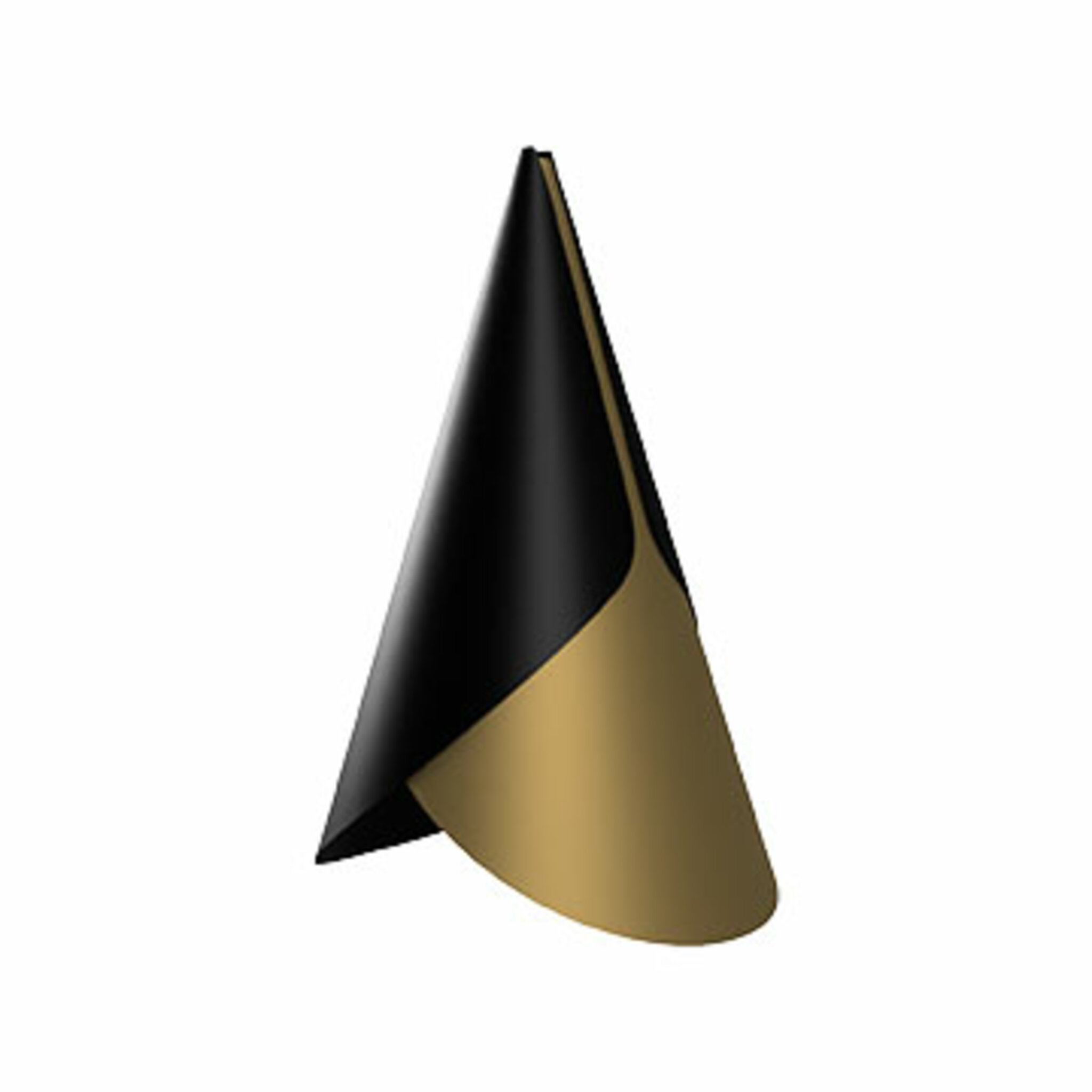 Cornet Black & Brass Ø13.4 X 23,8 Cm
