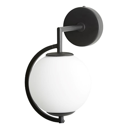 Vägglampa Hokona Svart