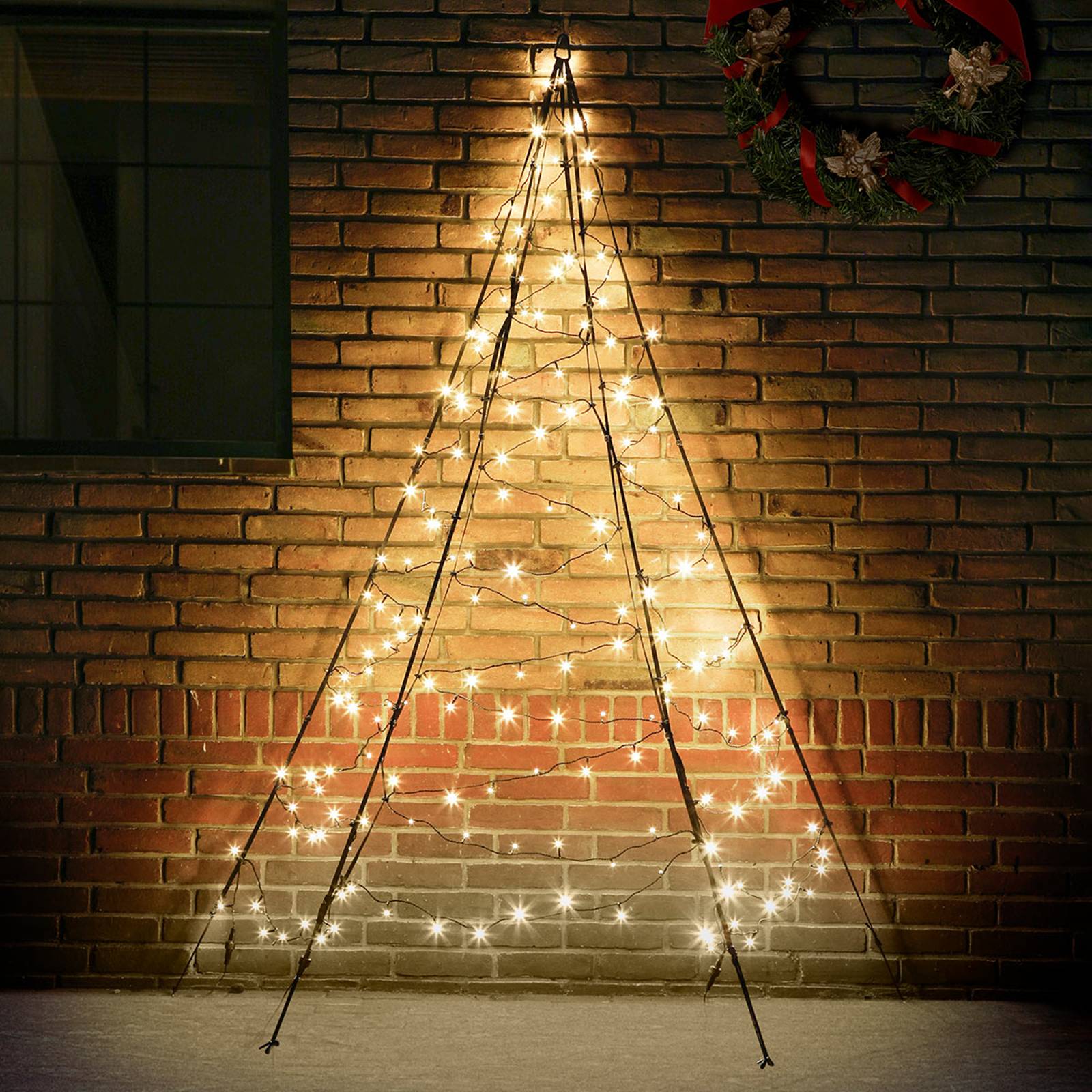 Julgran Fairybell® till väggen – 2 m hög