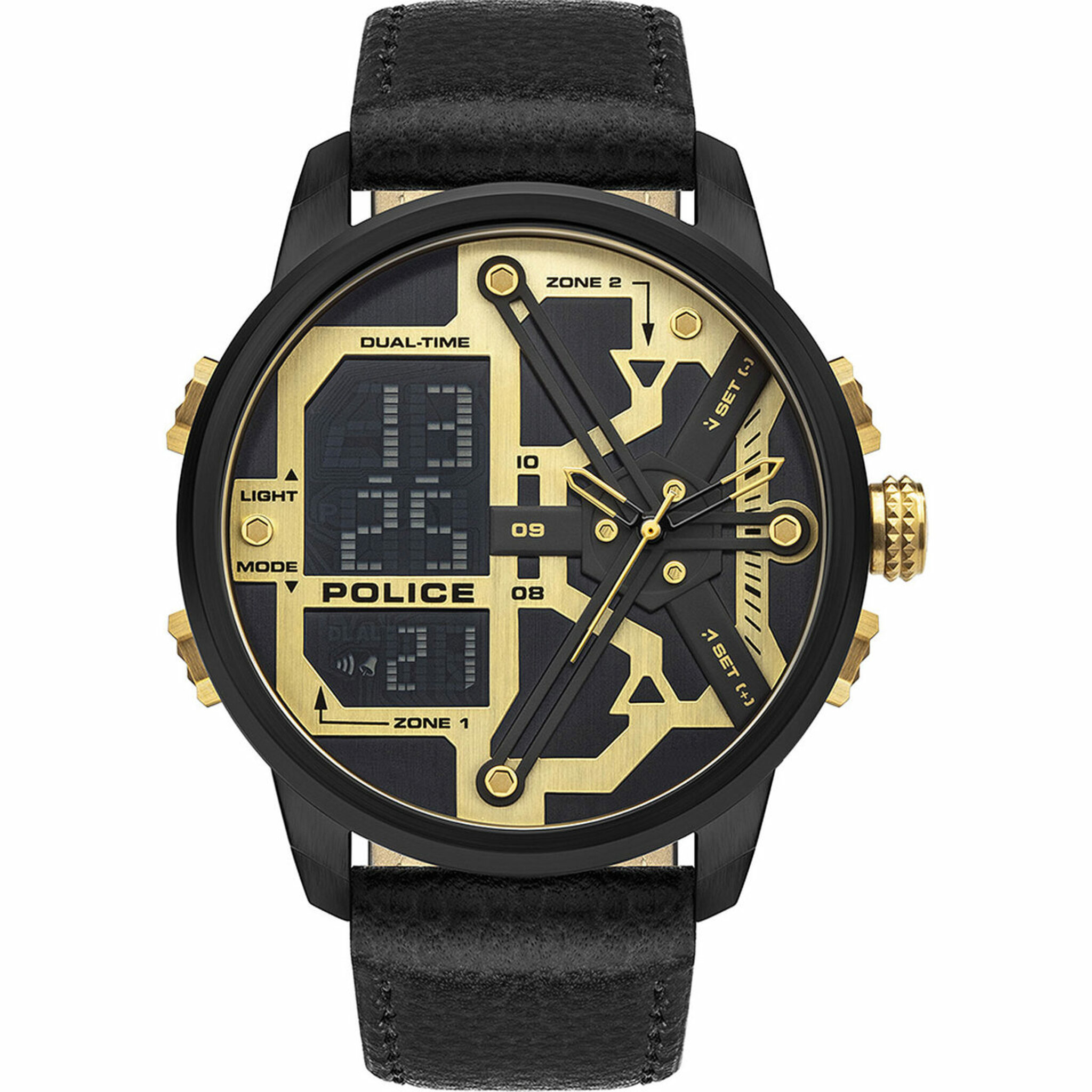 Pewjd2003202, Quartz, 48mm, 5atm, black