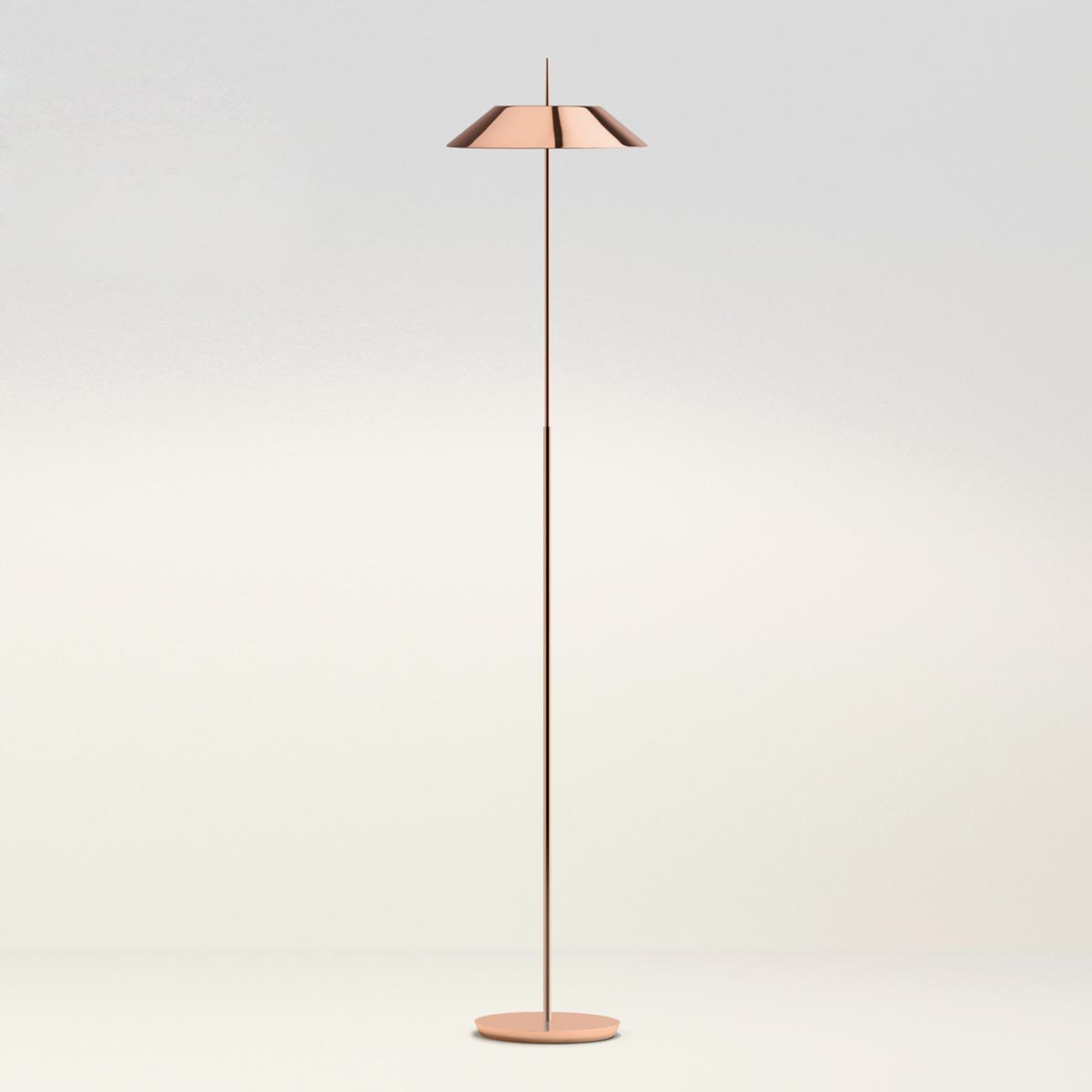 Ädel LED-golvlampa Mayfair i koppar