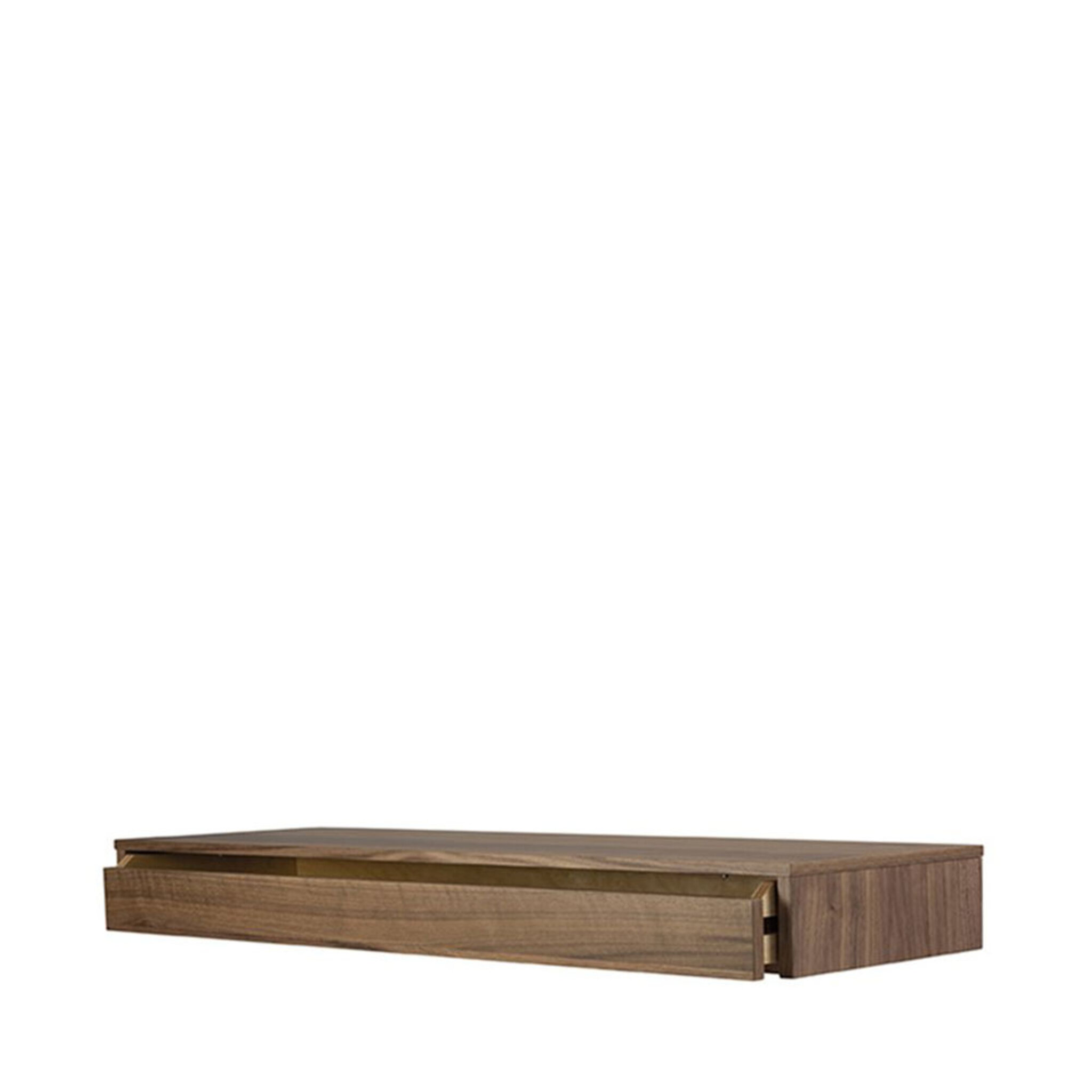 Hylla med låda Pythagoras L, 80x27x11 cm