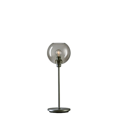Gloria Bordslampa Oxidgrå/Rökfärgat Glas