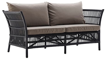 Donatello soffa - Svart, inklusive dynor