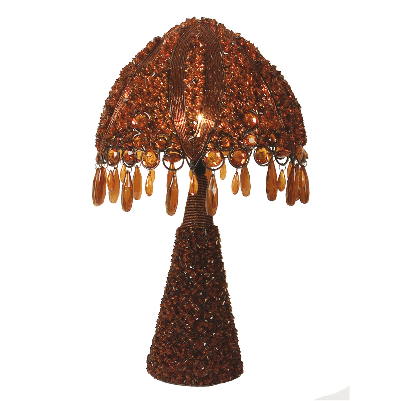 Bordslampa Perla 53 cm röd
