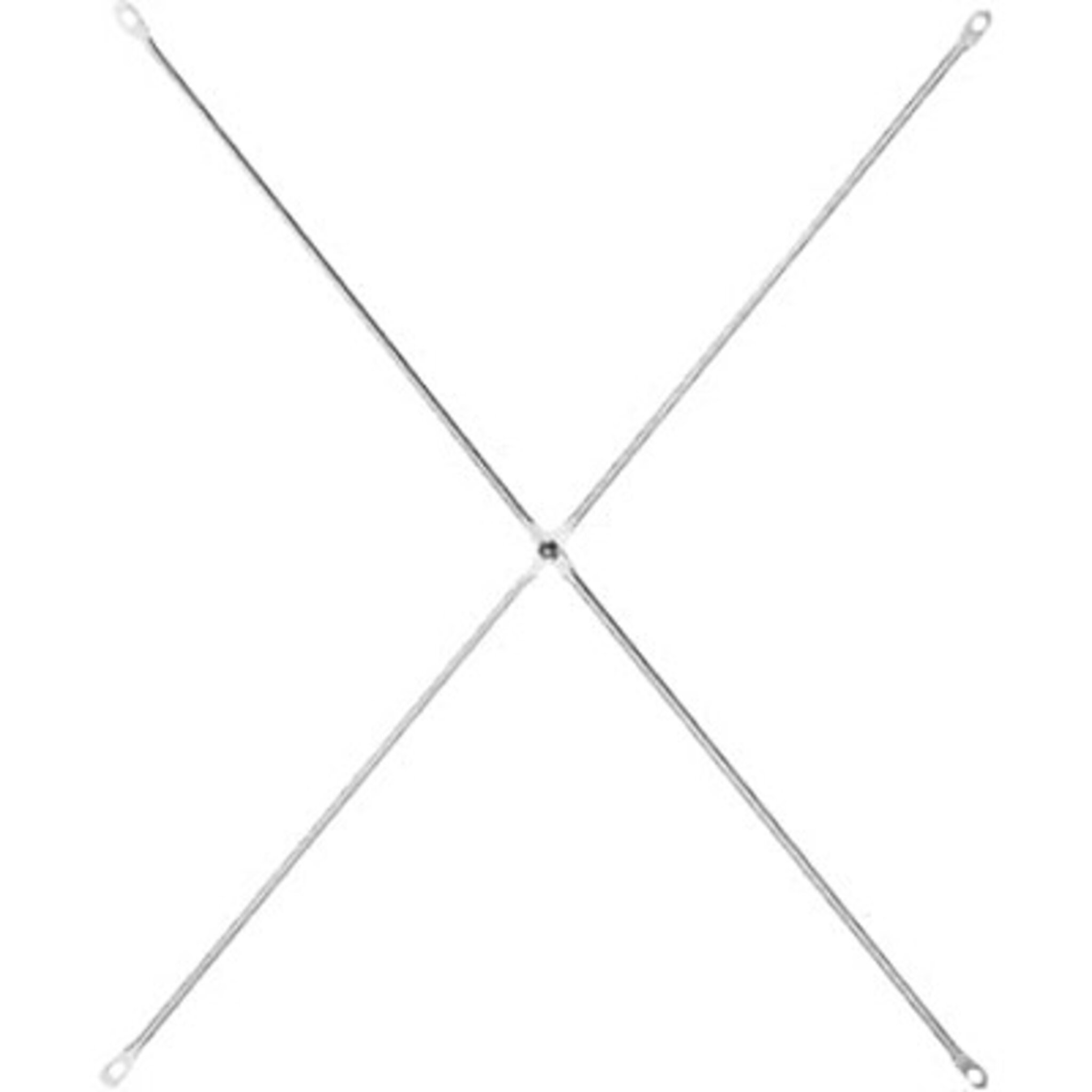 Hyllsystem I Rostfritt Stål - Extra Korsstång - Liten, 56 cm