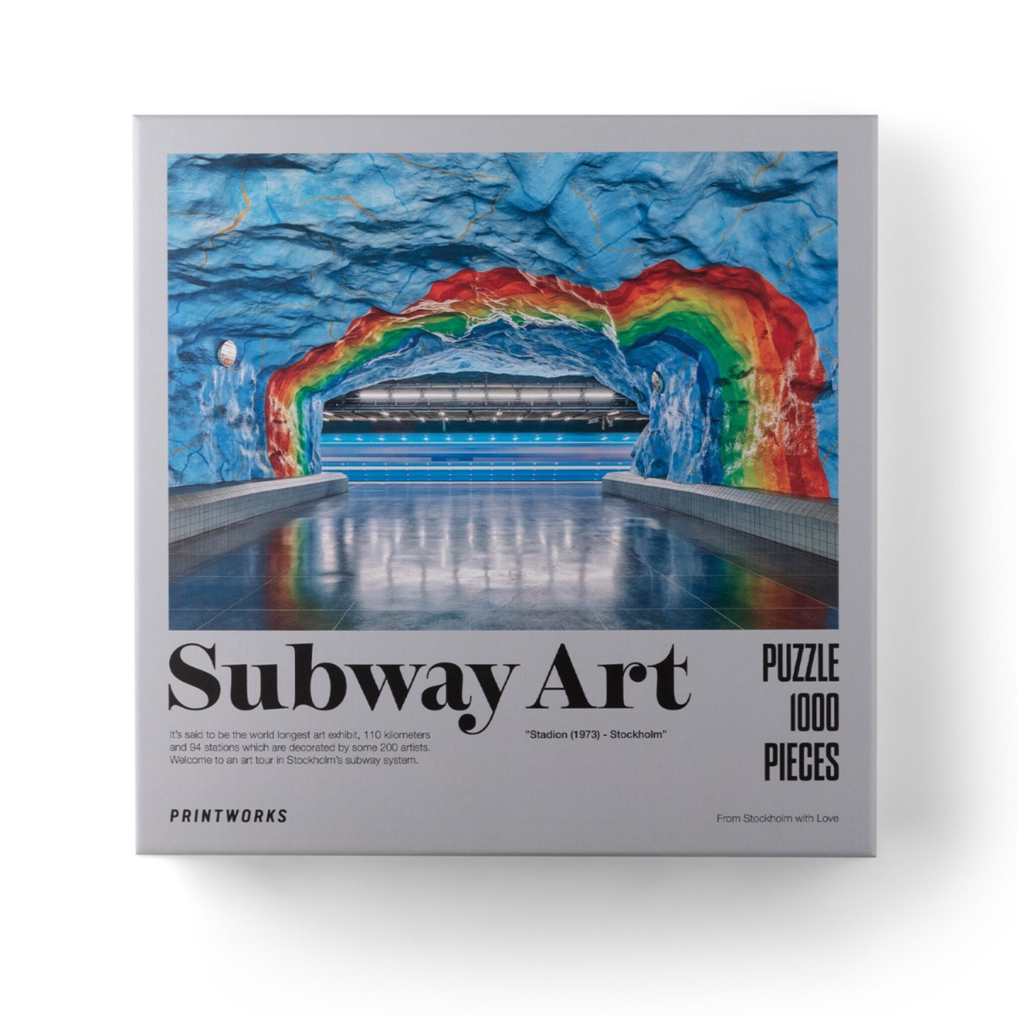 Pussel Subway Art Rainbow