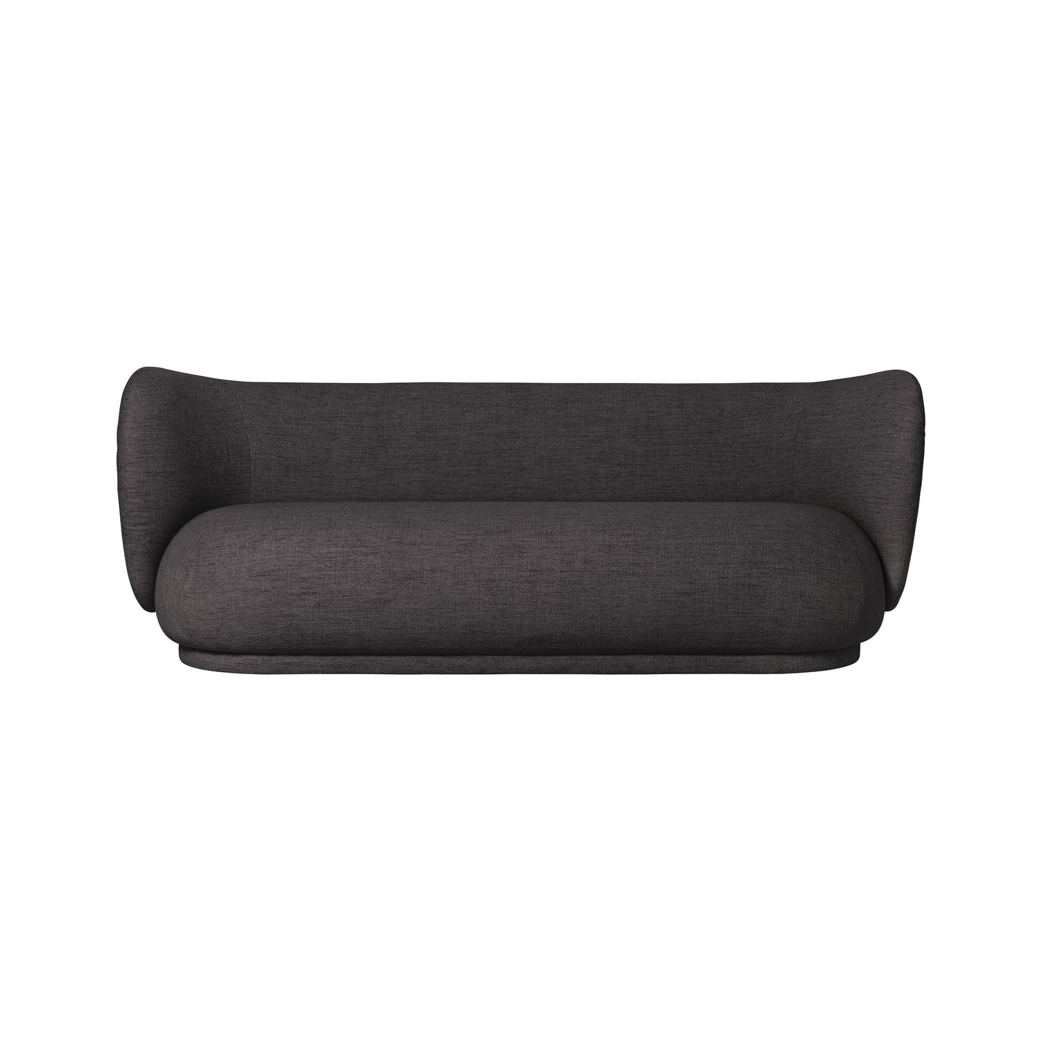 Soffa Rico 3-sits Bouclé - Mörkgrå, Ferm Living
