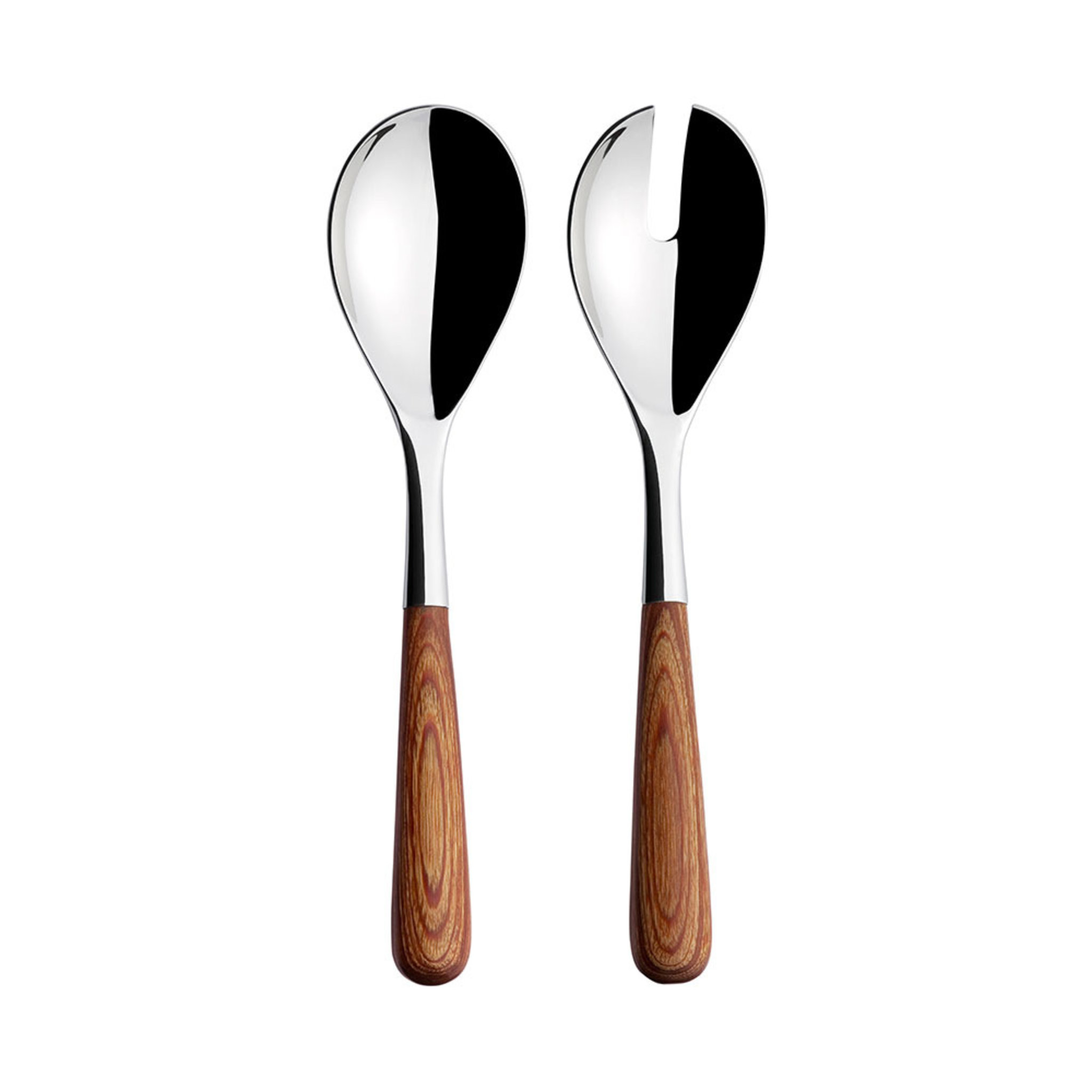 Serveringsbestick med trähandtag Piano, 2 delar