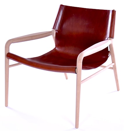 Rama chair fåtölj - Såpbehandlad, cognac