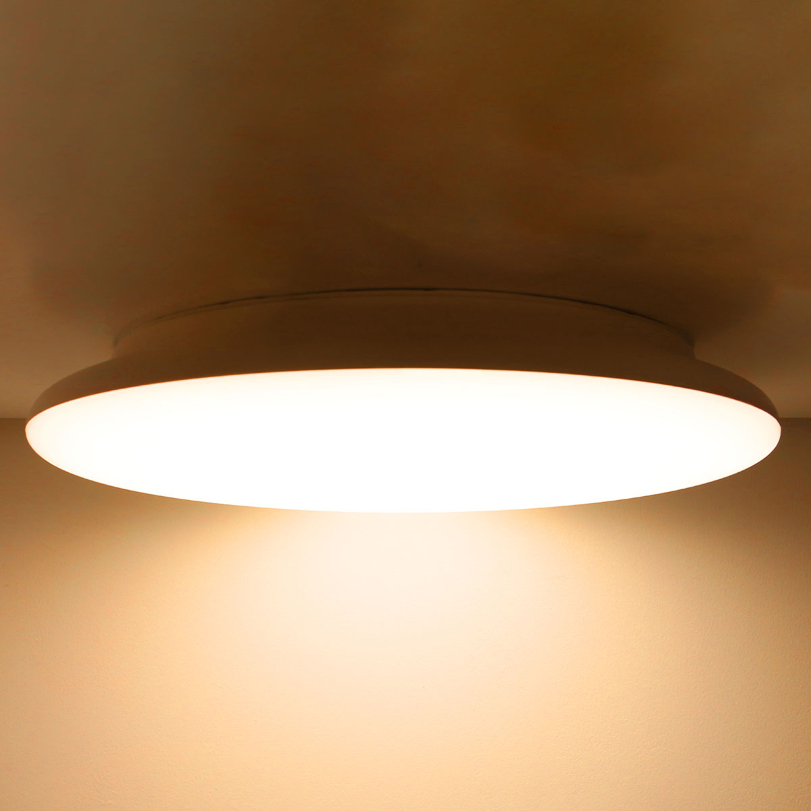 SLC LED-taklampa dimbar IP54 Ø 40 cm 3 000 K