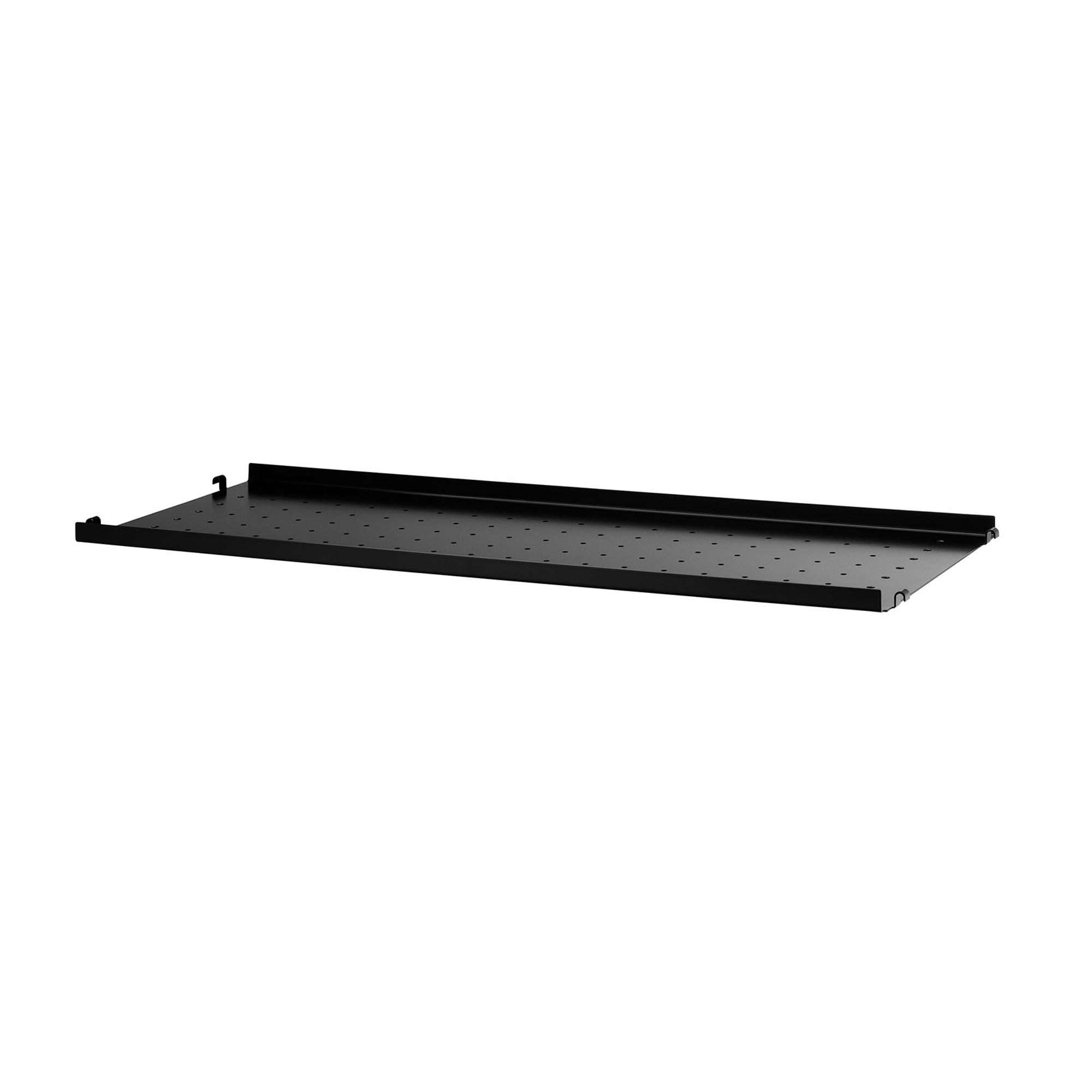 String Metallhyllplan Låg 78x30 svart