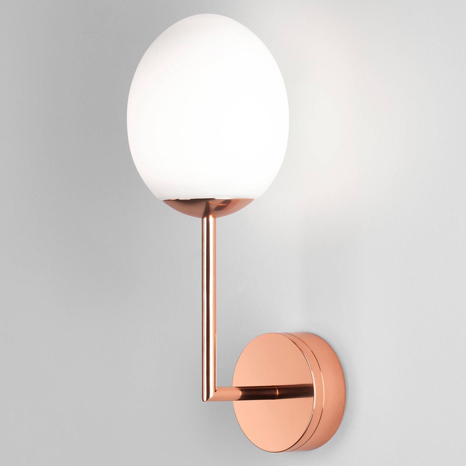 Astro Kiwi LED-vägglampa, koppar polerad