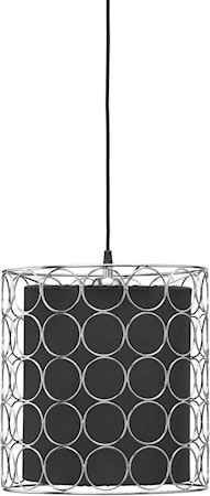 Ring Taklampa 30cm Krom/Svart