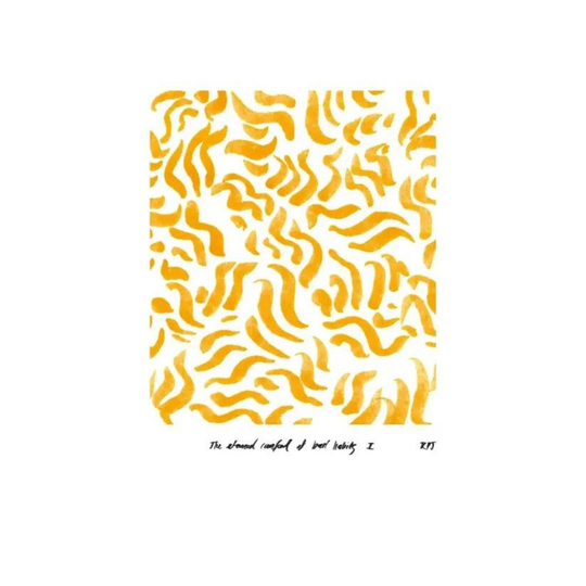 Paper Collective Poster Comfort - Yellow 30x40