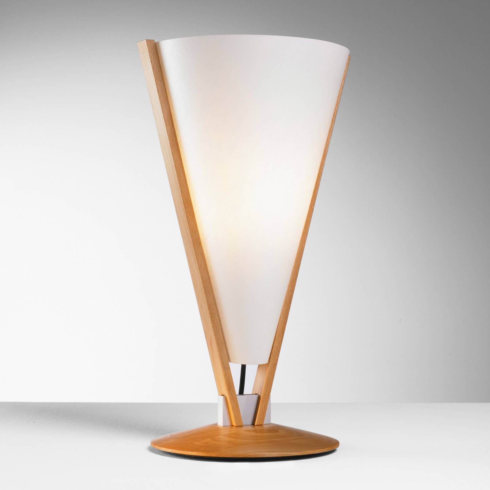 SEBA bordslampa med handströmbrytare, bok