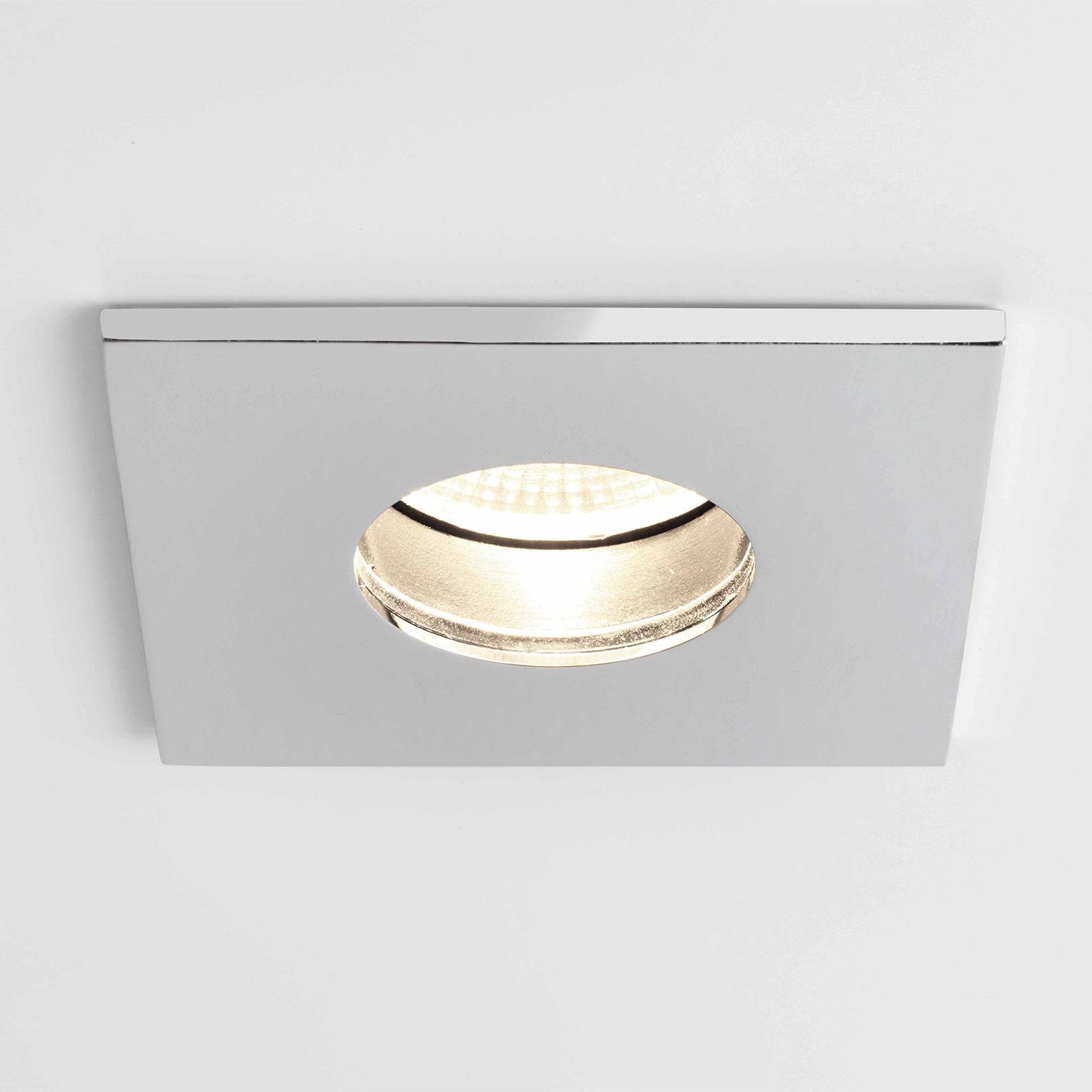Astro Obscura Square LED-inbyggnadslampa krom
