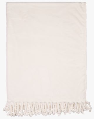 Jules fleecepläd offwhite