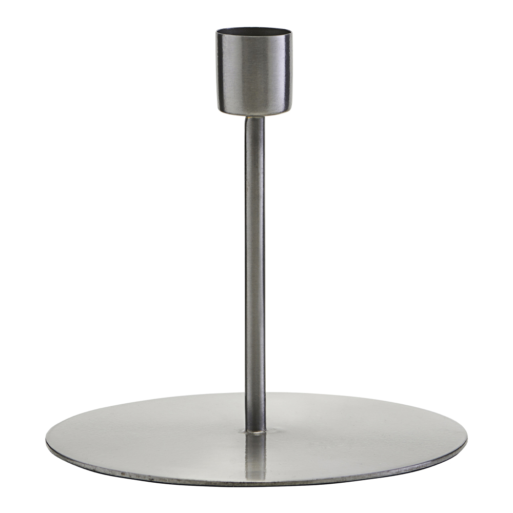 House Doctor - Anit Ljusstake 12 cm Silver