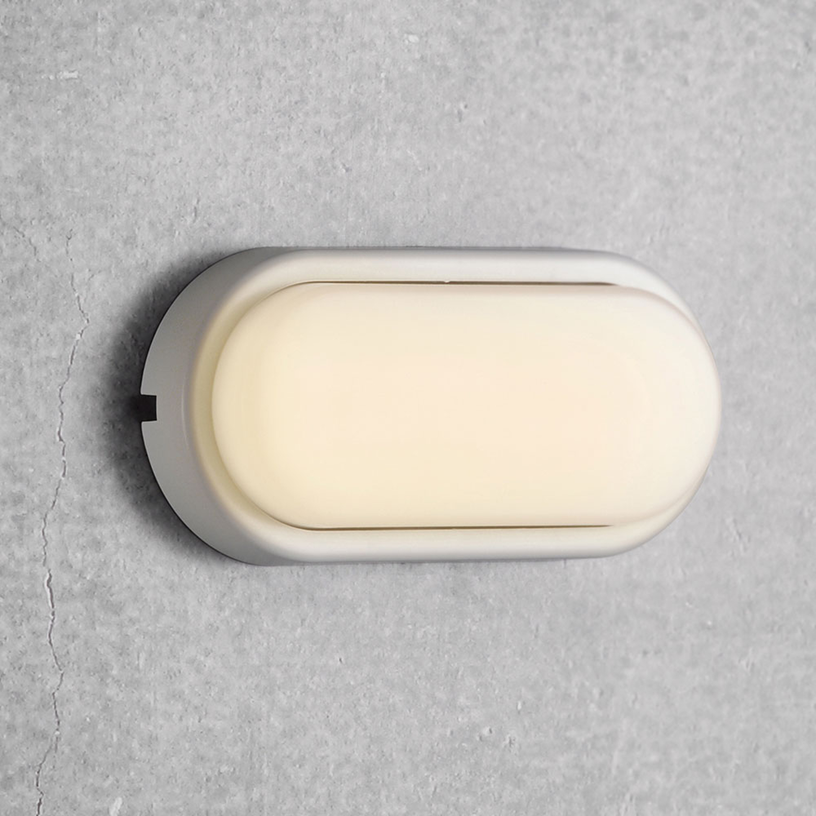 LED-utomhusvägglampa Cuba Bright, 20,5 x 10 cm