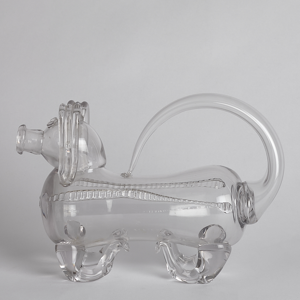 Vintage - SÅLD Fyllehund/Brännvinskaraff