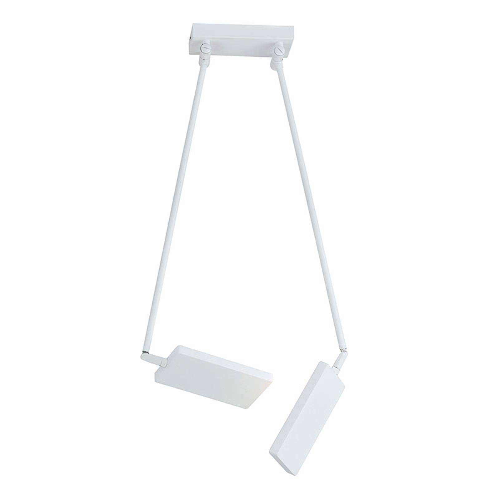 LED-taklampa Book, vit