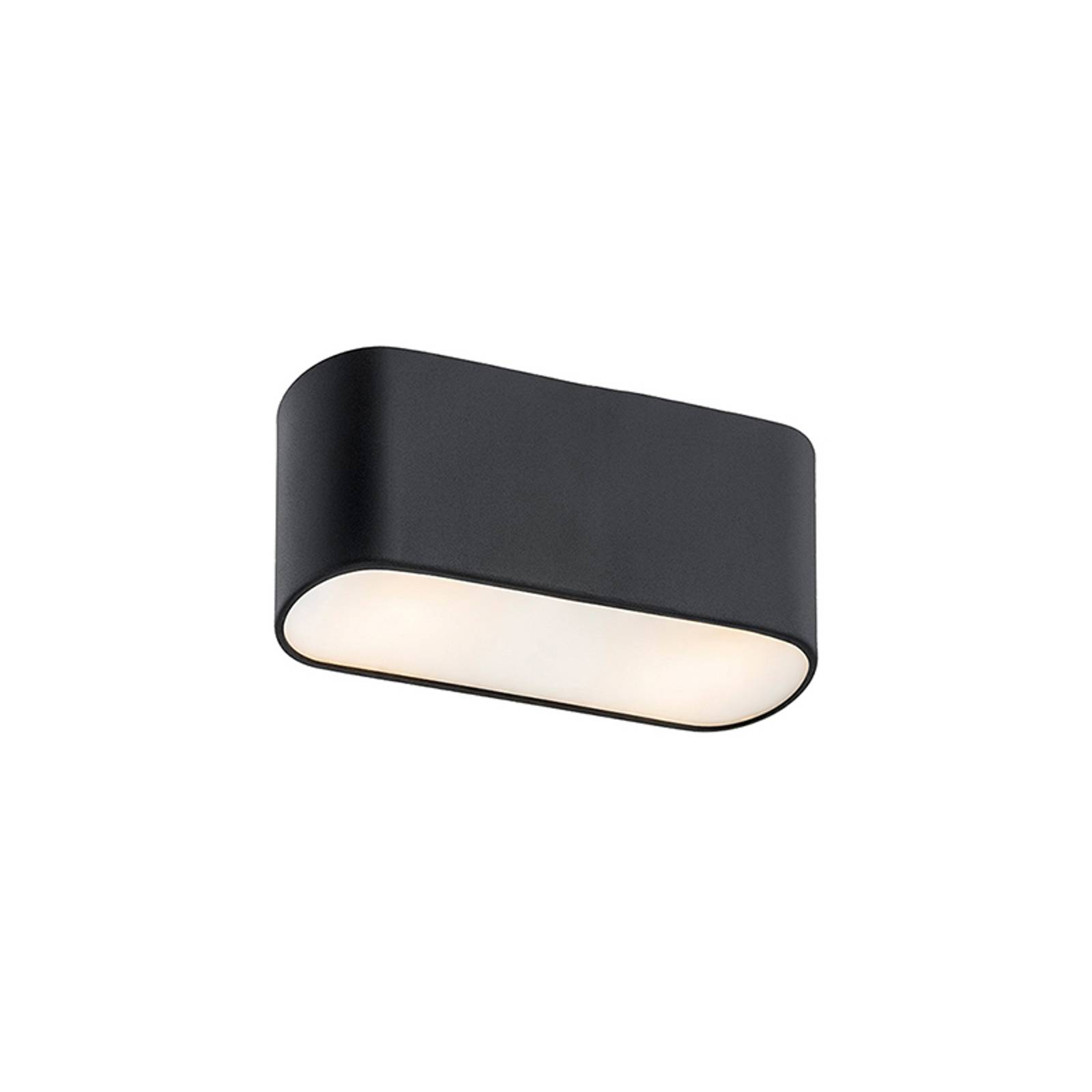 Taklampa Tilden, 20 cm, svart