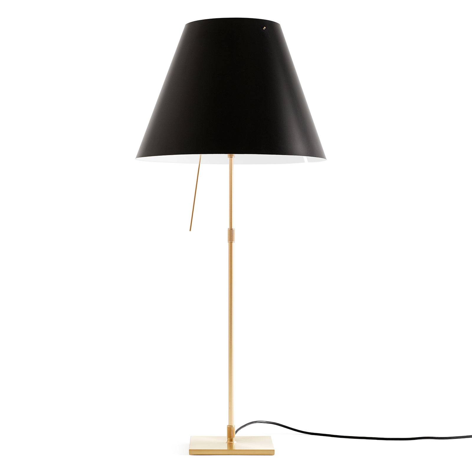 Luceplan Costanza bordslampa D13 mässing/svart