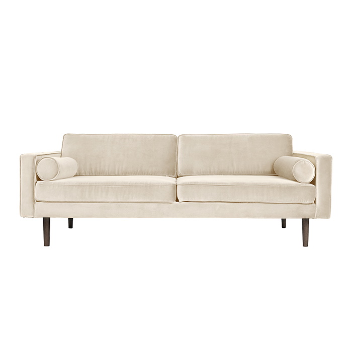 Soffa beige sammet VIND, Broste Copenhagen
