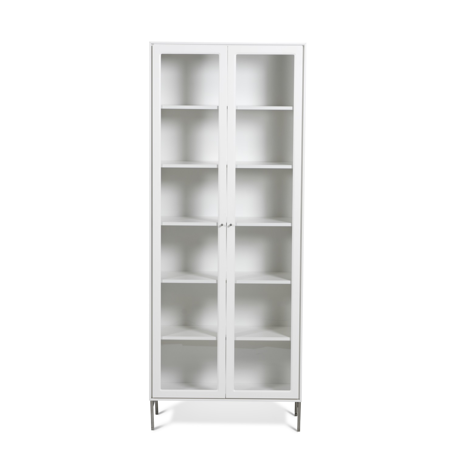 Vitrinskåp VOLT 190 cm vit, Mavis