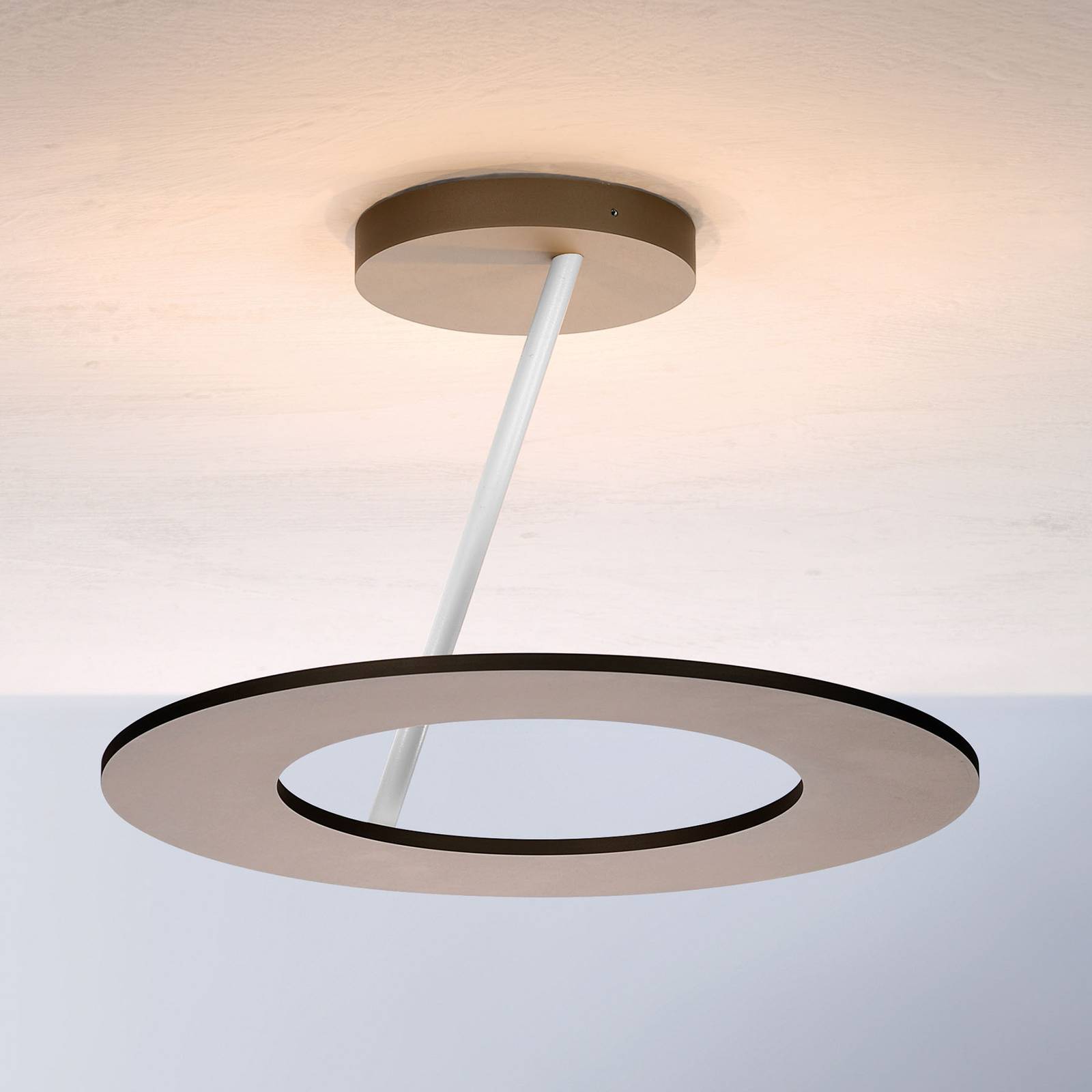 Bopp Stella taklampa 1 ring Ø 30 cm mullvadsgrå